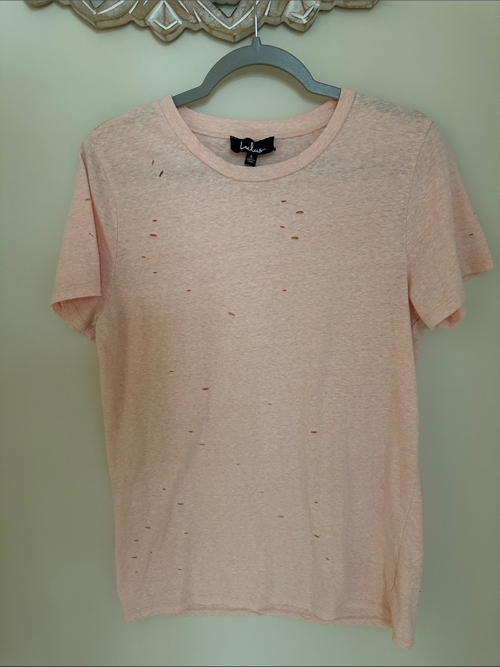 Lulus distressed T-shirt